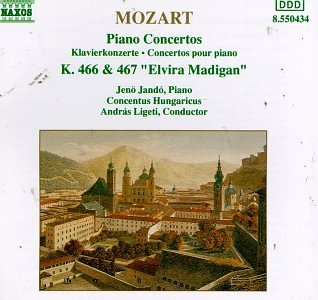 Cover for Mozart / Jando / Ligeti · Piano Concerti 20 &amp; 21 (CD) (1994)