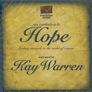 Va-an Invitation to Hope · Narrated By Kay Warren (CD)