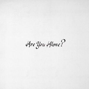 Cover for Majical Cloudz · Are You Alone? (CD) (2015)