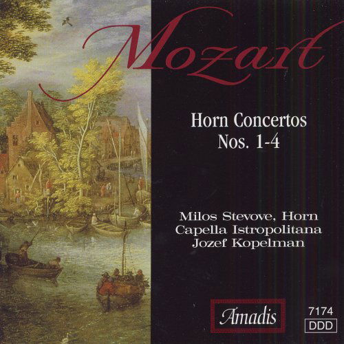 Horn Concertos 1-4 - Mozart / Stevove / Kopelman / Capella Istropolitan - Musik - AMA4 - 0747313717422 - 7 oktober 2000