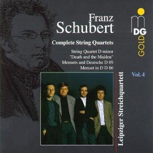 Cover for Schubert / Ockert / Leipzig String Quartet · String Quartets 4 (CD) (1996)