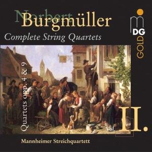 String Quartets 1 & 3 - Burgmuller / Mannheim String Quartet - Musik - MDG - 0760623099422 - 24. juni 2003