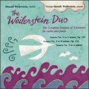 Cover for Schumann / Weilerstein Duo · Complete Sonatas of Schumann (CD) (1996)