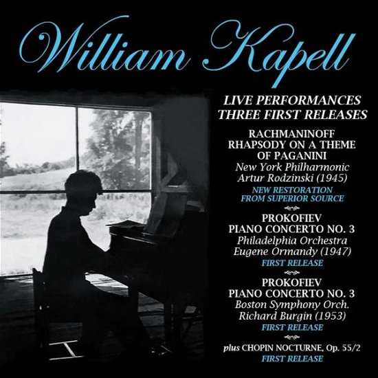Cover for William Kapell · Three First Performances: Rachmaninov &amp; Prokofiev (CD) (2017)