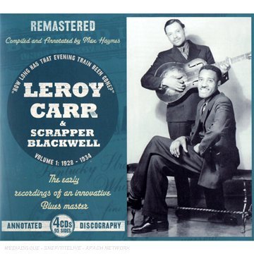 Cover for Leroy Carr / Scrapper Blackwell · Vol 1- 1928-1934 (CD) [Box set] (2008)