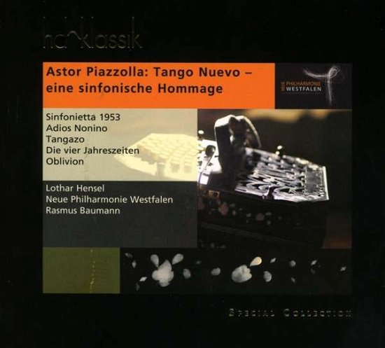 Cover for Neue Philharmonie Westfalen / Hensel,lothar · Astor Piazzolla: Tango Nuevo - a Symphonic Tribute (CD) (2022)
