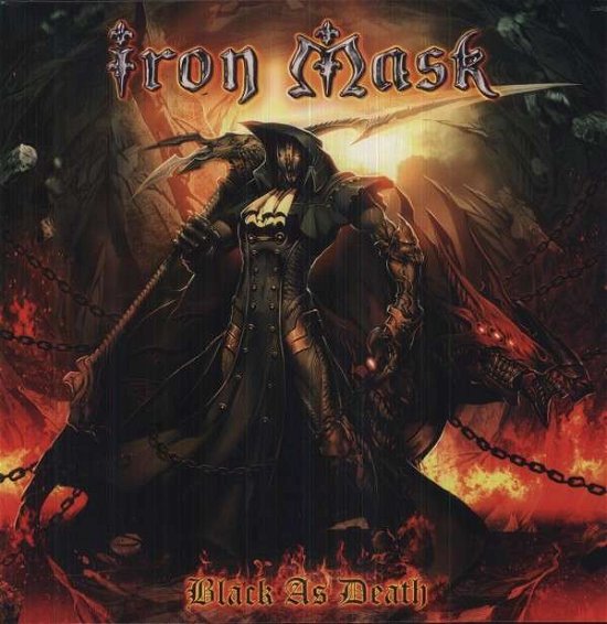Cover for Iron Mask · Black As Death (LP) (2013)
