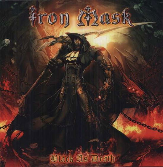 Cover for Iron Mask · Black As Death (LP) (2013)