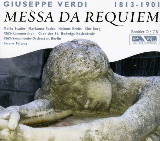 Verdi: Messa Da Requiem - Stader, Radev and More \ Fricsay - Musik - CLASSICAL - 0885150229422 - 6. december 2011