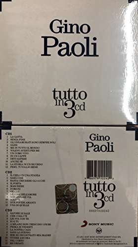 Cover for Gino Paoli (CD) (2011)