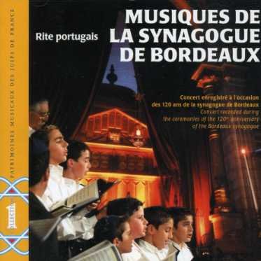 Cover for Musique De La Synagogue De Bordeaux (CD) (2003)