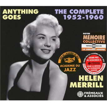 Cover for Helen Merrill · Anything Goes. The Complete 1952-1960 (CD) (2022)