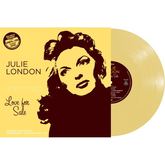 Julie London · Love for Sale (Yellow Vinyl + Cd) (RSD 2023) (LP) [RSD 2023 Color edition] (2023)