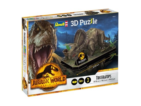 Jurassic World - Triceratops 3D Jigsaw Puzzle - Jurassic World - Brætspil - JURASSIC WORLD - 4009803002422 - 20. juni 2022