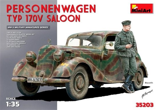 Cover for MiniArt · Personenwagen Typ 170v Saloon (Leksaker)