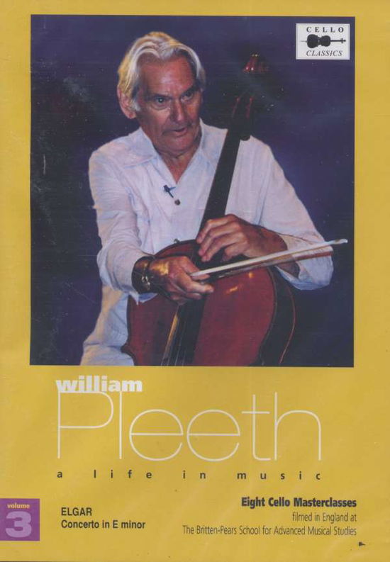 Pleeth Masterclass 3 - Elgar / Pleeth,william - Filmes - CELLO CLASSICS - 5023581190422 - 1 de março de 2008