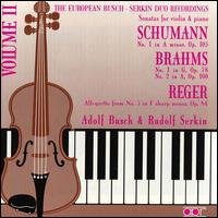 Cover for Brahms / Busch / Serkin · European Busch-serkin Duo Recordings 2 (CD) (1996)