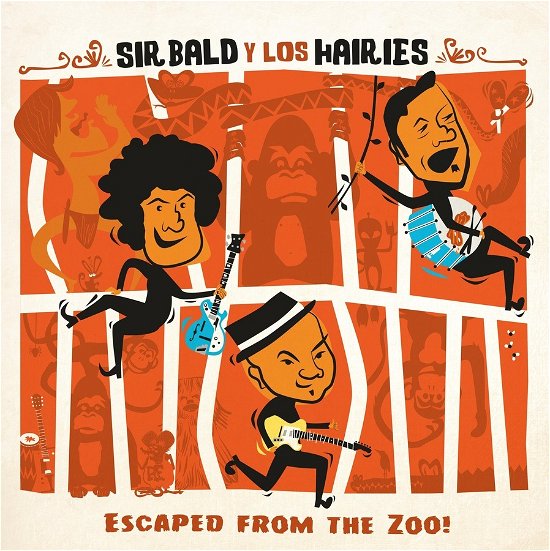 Cover for Sir Bald Y Los Hairies · Escaped from the Zoo (LP) (2023)