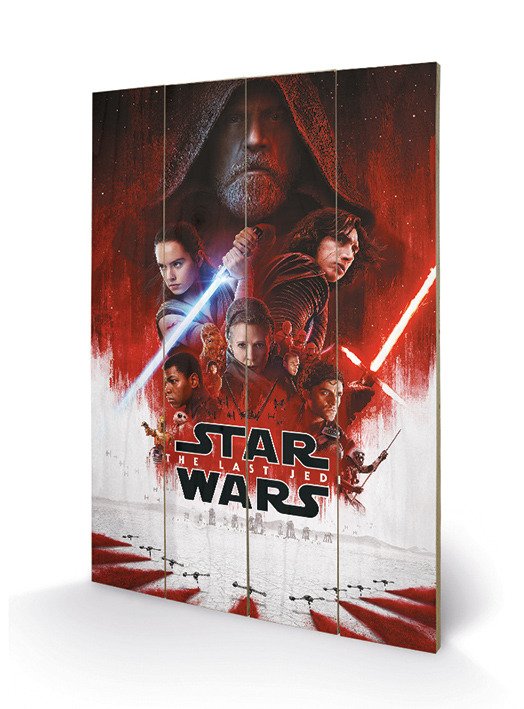 Cover for Wood Poster · STAR WARS - Wood Print 40X59 - The Last Jedi - One (MERCH) (2019)