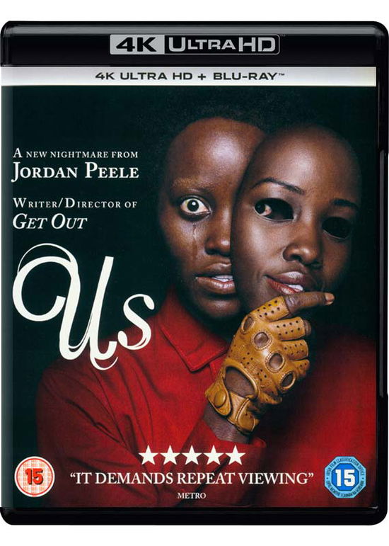 Us - Jordan Peele - Películas - Universal Pictures - 5053083190422 - 29 de julio de 2019