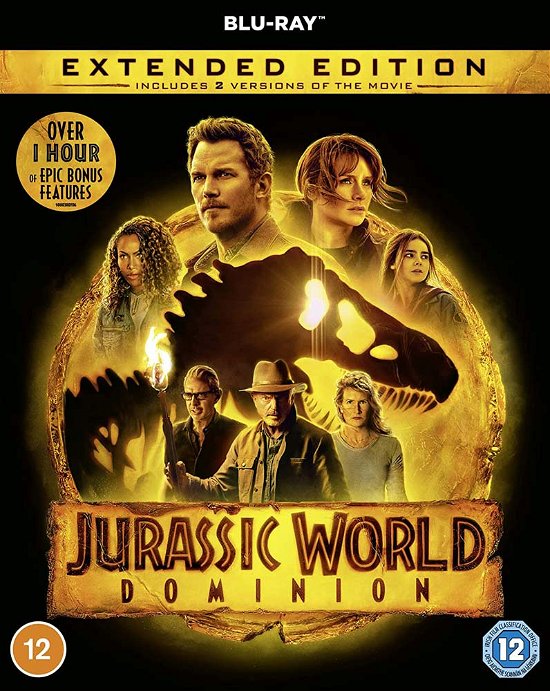 Jurassic World 3 - Dominion - Jurassic World 3 BD - Elokuva - Universal Pictures - 5053083244422 - maanantai 26. syyskuuta 2022