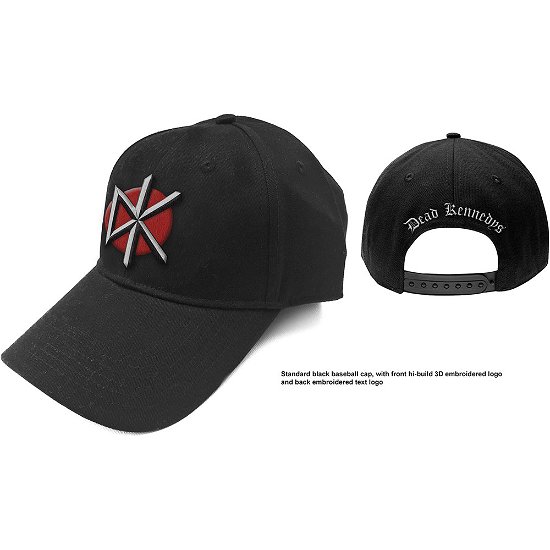 Cover for Dead Kennedys · Dead Kennedys Unisex Baseball Cap: Icon (Bekleidung) [Black - Unisex edition]