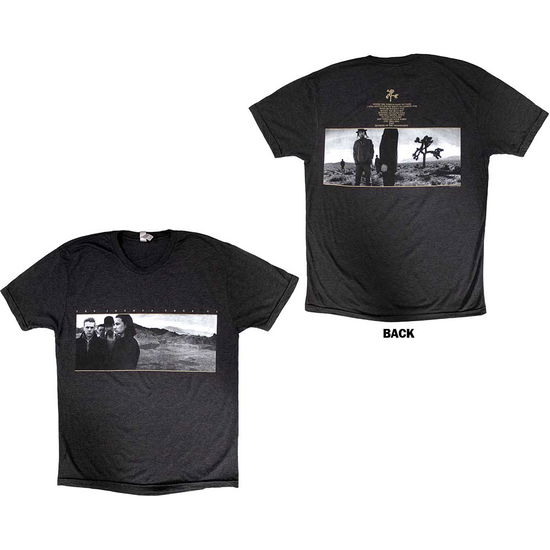 U2 Unisex T-Shirt: Joshua Tree Dates 2017 (Back Print) (Ex-Tour) - U2 - Merchandise -  - 5056561002422 - October 4, 2021