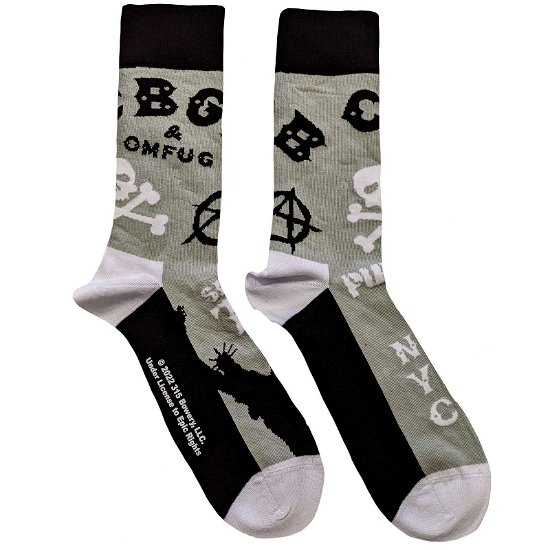 Cover for Cbgb · CBGB Unisex Ankle Socks: Logos (UK Size 7 - 11) (Bekleidung) [size M]