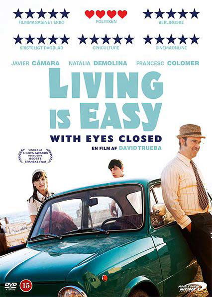 Cover for Living is Easy with Eyes Closed (DVD) (2015)