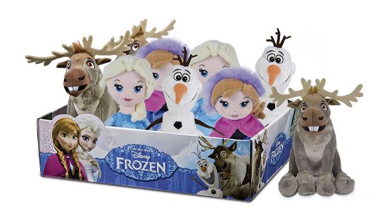 Cover for Frozen · Frozen - Peluche 20 Cm (Assortimento Anna / Elsa / Olaf / Sven Seduto) (Legetøj)