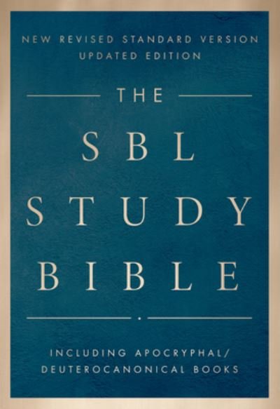 Cover for Society of Biblical Literature · The SBL Study Bible (Taschenbuch) (2023)