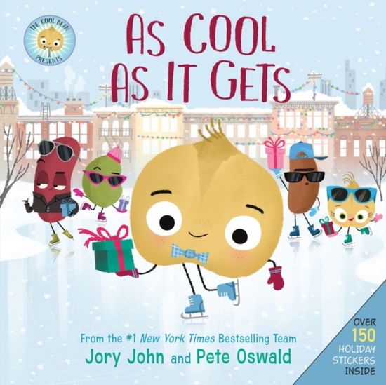 The Cool Bean Presents: As Cool as It Gets: Over 150 Stickers Inside! A Christmas Holiday Book for Kids - The Food Group - Jory John - Książki - HarperCollins Publishers Inc - 9780063045422 - 29 września 2022