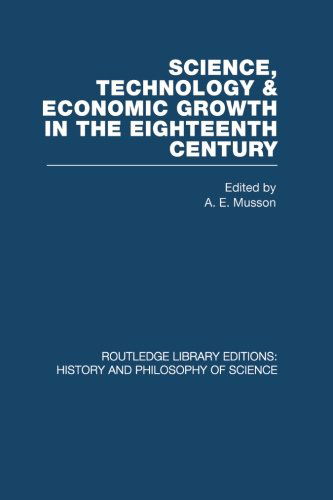 Cover for A E Musson · Science, technology and economic growth in the eighteenth century (Paperback Book) (2013)