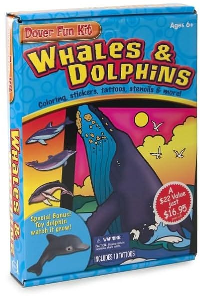 Cover for Dover · Whales and Dolphins - Dover Fun Kits (Book) (2008)