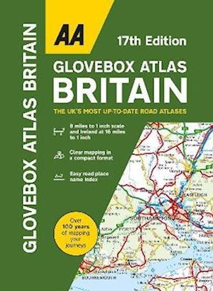 Cover for Aa Publishing · AA Glovebox Atlas Britain - AA Road Atlas Britain (Spiral Book) [17 New edition] (2023)
