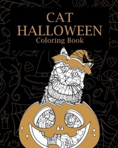 Cover for Paperland · Cat Halloween Coloring Book (Taschenbuch) (2024)