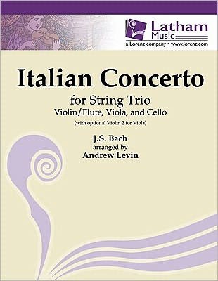 Cover for Johann Sebastian Bach · Italian Concerto (Buch) (2009)