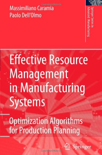 Cover for Massimiliano Caramia · Effective Resource Management in Manufacturing Systems: Optimization Algorithms for Production Planning - Springer Series in Advanced Manufacturing (Paperback Book) [Softcover reprint of hardcover 1st ed. 2006 edition] (2010)