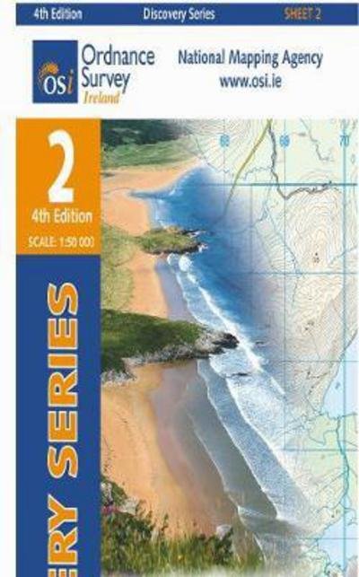 Cover for Ordnance Survey Ireland · Donegal (North and Central) - Irish Discovery Series (Kort) [4 Revised edition] (2012)