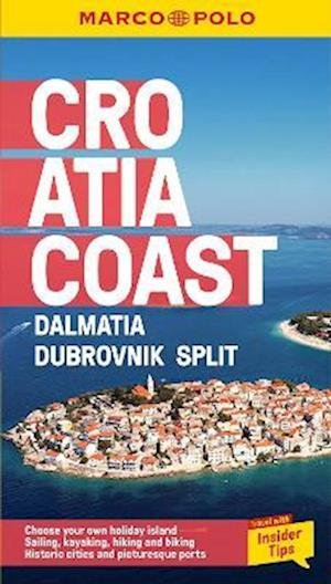 Cover for Marco Polo · Croatia Coast Marco Polo Pocket Travel Guide - with pull out map: Dalmatia, Dubrovnik and Split - Marco Polo Travel Guides (Pocketbok) (2023)
