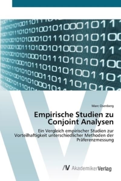 Cover for Osenberg · Empirische Studien zu Conjoint (Bog) (2012)