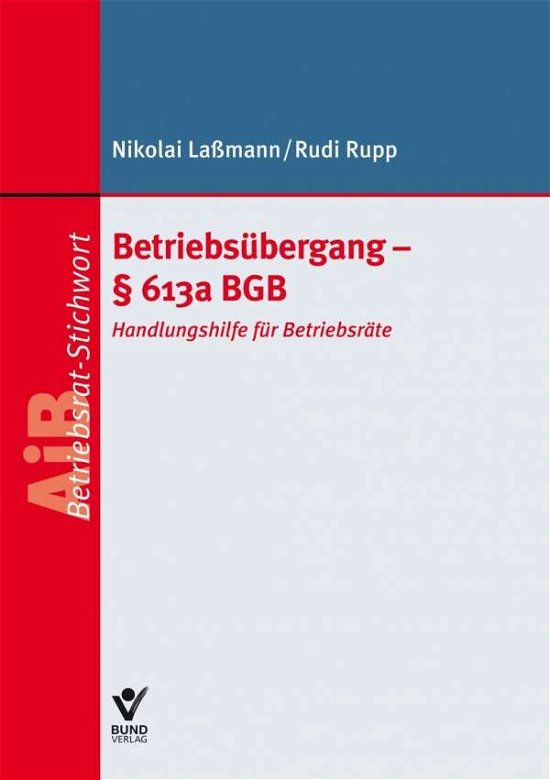 Cover for Laßmann · Betriebsübergang - P. 613a BGB (Book)