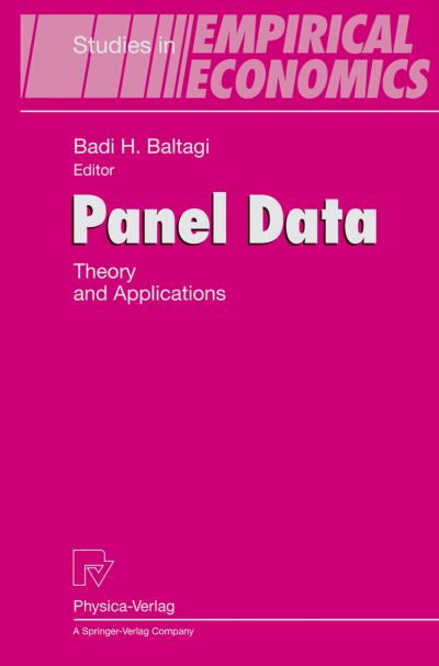 Cover for Badi H Baltagi · Panel Data: Theory and Applications - Studies in Empirical Economics (Hardcover Book) [2004 edition] (2004)