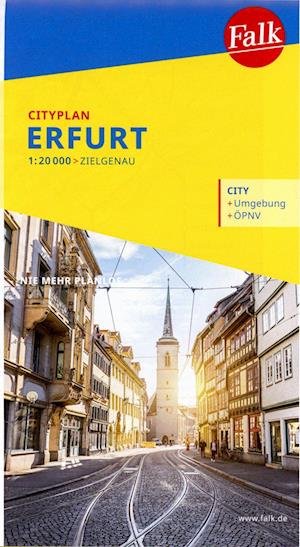 Cover for Mairdumont · Falk Cityplan Erfurt 1: 20000 (Landkarten) (2022)