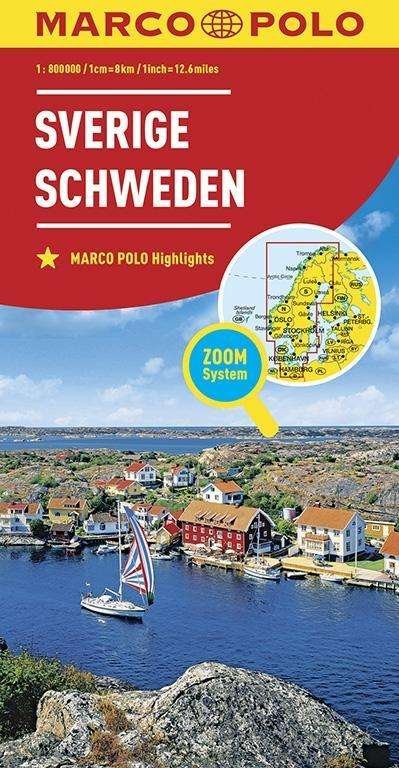 Cover for Marco Polo · Sweden Marco Polo Map - Marco Polo Maps (Landkarten) (2023)