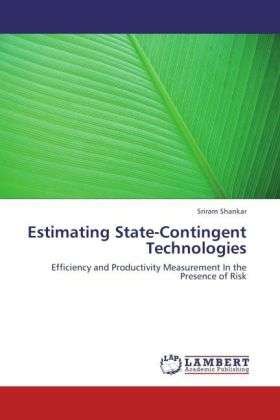 Cover for Shankar · Estimating State-Contingent Tec (Buch)