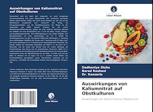 Cover for Disha · Auswirkungen von Kaliumnitrat auf (Book)