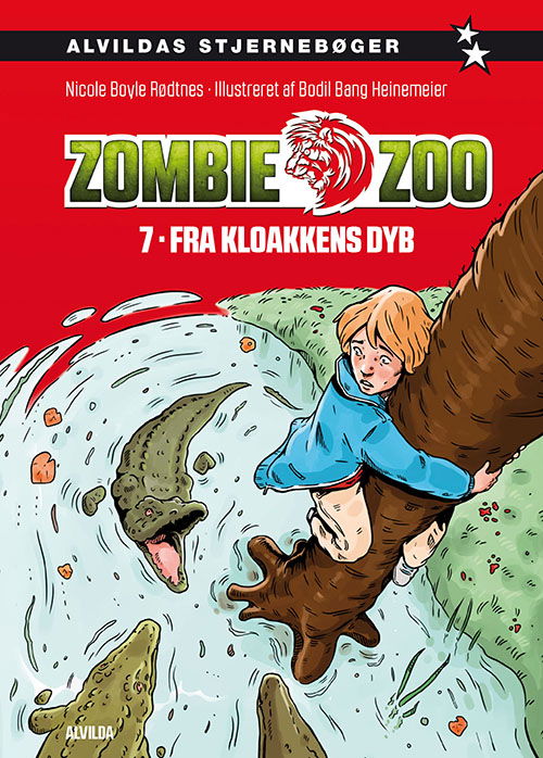 Cover for Nicole Boyle Rødtnes · Zombie zoo: Zombie zoo 7: Fra kloakkens dyb (Indbundet Bog) [1. udgave] (2020)