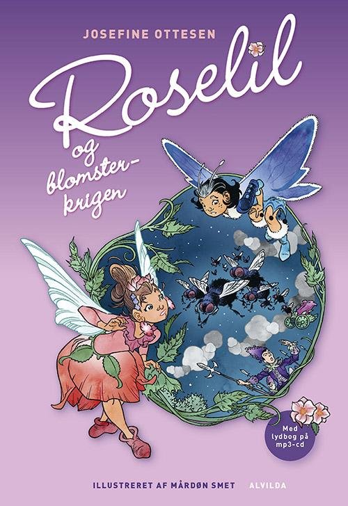Cover for Josefine Ottesen · Roselil: Roselil og blomsterkrigen (2) - med cd (Bound Book) [3.º edición] [Indbundet] (2015)