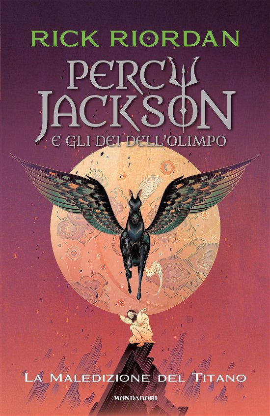 Cover for Rick Riordan · La Maledizione Del Titano. Percy Jackson E Gli Dei Dell'olimpo #03 (Bog)